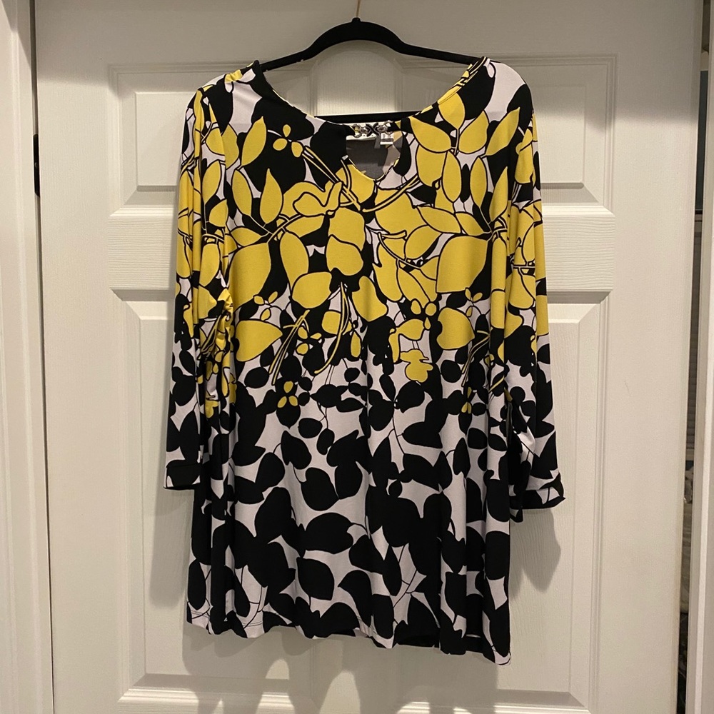 Susan Graver 2x blouse EUC